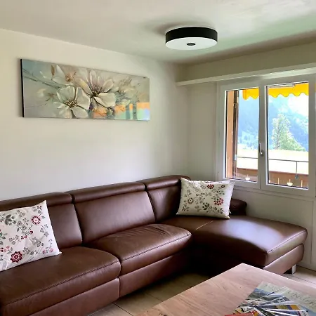 Luxury, New - Amazing Views Eiger Jungfrau Moench 아파트 그린델발트