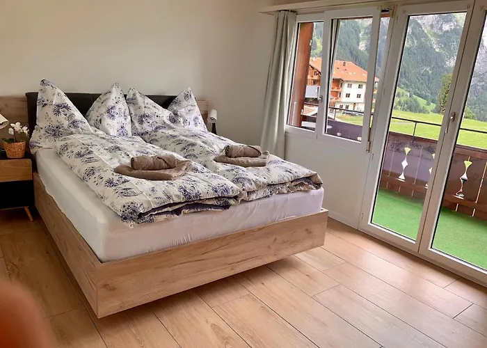 Апартаменты Luxury, New - Amazing Views Eiger Jungfrau Moench Гриндельвальд