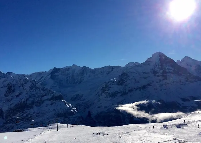 Апартаменты Luxury, New - Amazing Views Eiger Jungfrau Moench Гриндельвальд